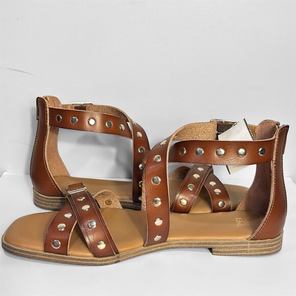 Time and Tru Womens Studded Gladiator Sandal Size 10 Vacation Summer - Picture 4 of 8